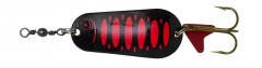 Třpytka DAM Effzett Standard Spoon 6,5cm 30gr Fluo Red/Black UV