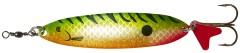 Třpytka DAM Effzett Standard Spoon Slim 6,5cm 16gr Fire Tiger UV
