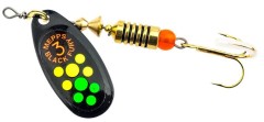 Třpytka Rotační Mepps Black Fury Hotfiretiger