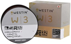 Upredenica Westin W3 8-Braid 3000m Smokey Grey