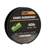 Upredenica za predveze Fox S Camo Submerge Lead Free Woven Leader 10m