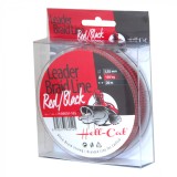 Upredenica za predveze Hell-Cat Leader Braid Line Red/Black 20m 0,90mm/75kg