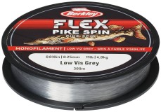 Vlasec Berkley Flex Pike Spin Transparentní šedá 300m 0,25mm/4,8kg