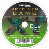Vlasec Drennan Specimen Camo XT 8lb, 0,26mm, 250m