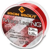 Vlasec Iron Trout Mono NG Červená 250m Vlasec Iron Trout Mono NG Červená 250m