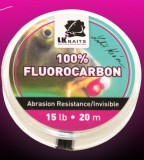 Vlasec LK Baits 100% Fluorocarbon 20m 15lb