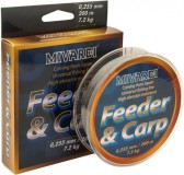 Vlasec Mivardi Carp & Feeder 200m 0,205mm/4,20kg Vlasec Mivardi Carp & Feeder 200m 0,205mm/4,20kg