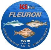 Vlasec na Návazce ICE Fish Fleuron Carbon 100m 1,00mm/59kg