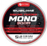 Vlasec Nytro Sublime Sinking Feeder Mono Hnědý 300m 0,18mm