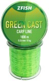 Vlasec Zfish Green Cast Carp Line 1000m 0,30mm 11kg