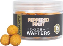 Vyvážené Boilies Dynamite Baits Peppered Fruit Foodbait Wafters 15mm