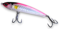 Wobler Fishmachine Potápavý Stickbait Trophy Eater Ružová 16cm 103gr