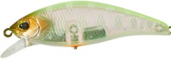 Wobler Illex Flat Tricoroll S 5,5cm 5,3gr Chartreuse Back Yama