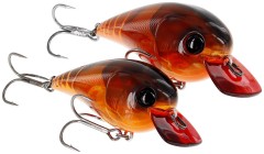 Wobler Westin BassBite 1.5 Squarebill 6cm 13gr Floating Fire Craw