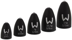 Wolframova Olova Westin Tungsten Bullet Weights Matte Black