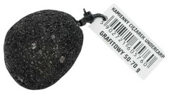 Záťaž UnderCarp Závažie z kameňa Očko Obratlík Grafit