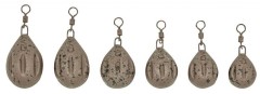 Zátěž Avid Carp Dumpy Pear Swivel Leads