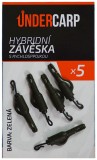 Záveska UnderCarp Hybridná záveska s rýchlospojkou - zelená Záveska UnderCarp Hybridná záveska s rýchlospojkou - zelená