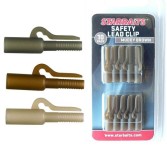 Závěsky Starbaits Safety Lead Clip 10ks Hnědá