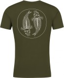 Ženska majica Korda Womens Mandala T-Shirt Dark Olive