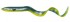 1 kom - Gumena Mamac Savage Gear 4D Real Eel 20cm 27gr Zeleni Žuti Sjaj