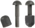 10kom - Perlice Mikado Heli Chod Bead Dark Green