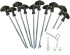 10kom - Set klinova Zfish Bivvy Peg Set