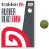 10ks - Gumové Korálky Trakker Rubber Beads 6mm
