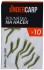 10ks - Rovnátka na Háček UnderCarp Line Aligner Zelena