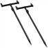 2kom - Set držača za 2 štapa Giants Fishing Buzzer Bar Set 2 Rods Black