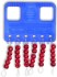 30ks - Stakleni Perle Zebco Glass Beads Red
