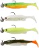 4kom - Gumeni Mamac Savage Gear Fat Minnow T-Tail RTF S Dark Water Mix