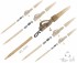 5kom - Zakončnici Zfish Lead Clip 3u1 Komplet set 40mm