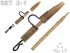 5ks - Zavišci Zfish Heavy Duty Clip Complete Set