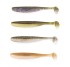7kom - Gumeni Mamac Keitech Easy Shiner 4" 10,2cm 5,5gr