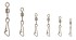 Karabinka s Obratlíkem Delphin Rollings Swivel with Hooked snap Karabinka s Obratlíkem Delphin Rollings Swivel with Hooked snap