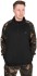Mikina Fox LW Crna/Kamuflaža Qtr Zip