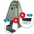 Přenosna Toaletna Holdcarp Portable Toi + Higijenski Šator + Set za otpadke za toaletu