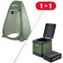 Prenosni WC Holdcarp Portable Toi + Higijenska Šator