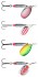 Rotirajuća Varalica Jaxon Holo Reflex Uran Lures Veličina 1 3gr