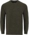 Svetr Korda Mindset Fisherman Knitted Sweater Dark Olive