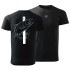 Tričko Giants Fishing Černé Pstruh