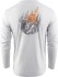 Tričko Grundéns Poppin' South LS Tech Tee Glacier