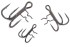 Trostruke udice Rage Strike Point Stinger Trebles