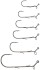 Udica Westin Switch Rig Hook Black Nickel