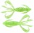 10 kom - Gumena Mamac Keitech Crazy Flapper 2,4" 6,2cm 2,1gr Lightning Chartreuse