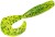 10 kom - Gumena Mamac Strike King Rage Grub 10cm Chartreuse Pepper