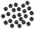 100kom - Perlice Giants Fishing Černá Beads Black Promjer 2,3mm