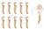 10kom - Adapteri Zfish Pop-Up Hook Aligner
