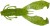 10kom - Gumena Mamac Gunki Boogie Craw 7,5cm 4,51gr Lime Chart